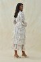 Rose Volanlı Striped Layered Dress - 6