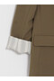 Lcw Vision Khaki Crepe Women's Blazer Jacket - 8