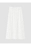 Timeless Clothing & Timeless Choices Polka Dot Piece Skirt with Drawstring Waist - 8