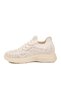 Beige Anorak Stone Detailed Lace-Up Comfortable Sole Women's Casual Shoes 2061 - 4