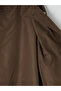 Brown Oversize Gabardine Women's Trench Coat - 8