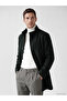 Esvab • Modern & Distinctive Standard Fit Stand Collar Men's Cashmere Coat - 2
