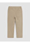 Two Mt Shop Quality Beige Plain Narrow & Slim Narrow Leg Boys' Trousers - 3