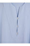 Lcw Modest Blue Crochet Collar Oversize Blouse - 7