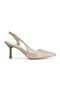 Women's High Heels Stylish Patterned Ankle Strap Short Heeled Evening Dress and Casual Shoes - 3