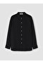 Two Mt Shop Quality Xside Black Oversize Muslin Women's Shirt - 5