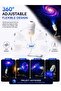 Starry Sky Projector Night Light - LED Star Projector Lamp with 12 Film Effects | 2-in-1 Starry Sky Ceiling Projector, Touch Control, Adjustable Swivel, Ambient Mood Light for Bedroom, Kids R - 6