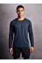 Xside Active Indigo Crew Neck Long Sleeve Men's T-Shirt
