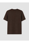Lcwaikiki Classic Brown Crew Neck Interlock Men's T-Shirt - 6