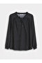 Alita City Lcw Grace Black Polka Dot Tie Collar Long Sleeve Women's Blouse with a Difference - 5