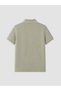 Esvab • Modern & Distinctive Devrik Roba Collar Textured Men's T-Shirt - 7