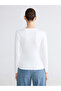 Lcw Everyday White Crew Neck Soft Touch Women's T-Shirt - 4