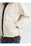 Two Mt Shop Quality Lcw Modest Beige Hooded Oversize Women's Raincoat - 3