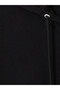 Lcwaikiki classic black Hooded men's zippered sweatshirt - 5
