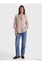 Alita City Farkıyla Lcw Grace Pink Poplin Embroidered Cowl Neck Three-Quarter Sleeve Women's Blouse - 2