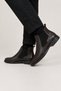 Genuine Leather Casual Rubber Detailed Men's Boots Brown - 4
