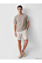 Lcwaikiki Classic Beige Crew Neck Men's Printed T-Shirt - 2