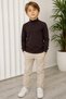 Children's Boys Turtleneck Long Sleeve Bodysuit |   Stylish and Comfortable Casual Children's Clothing |   Soft Texture, Comfortable and Durable Design - 5