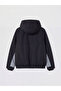 Lcw Kids Black Color Block Hooded Boys' Puffer Jacket - 2