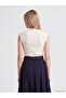 Esvab • Modern & Distinctive Zero Roba Collar Color Block Belted Dress - 5
