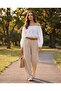 Women's Stone Detailed Pocketed Trousers - 3