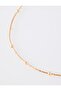 Gold Color Bead Detailed Dorika Necklace - 2