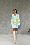 Mint Flower Embroidered Sweater - 2