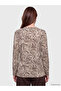 Lcw Grace Beige Crew Neck Patterned Women's T-Shirt - 4