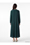 Lcw Grace Green Crew Neck Embroidered A-Line Dress - 4