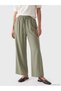 Esvab • Modern & Distinctive Wide-Leg Women's Trousers with Waist Drawstring - 3