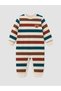 Lcw Baby Beige Striped Baby Boy Jumpsuit - 2