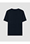 Lcwaikiki Classic Navy Blue Crew Neck Printed Men's T-Shirt - 6