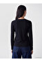 Esvab • Modern & Distinctive Zero Roba Collar 100% Cotton Women's T-Shirt - 5