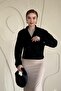 Black Belted Short Trench Coat - 3