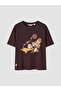 Lcw Young Brown Chip and Dale Printed Women's Shorts Pajama Set - 6