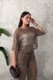 Coffee Sequin Suit - 3