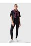 Gencc Quality Koor Sport Anthracite Combed Cotton Plain Oversize Women's Sports T-Shirt - 2