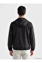 Lcwaikiki Classic Black Regular Fit Hooded Men's Raincoat - 4
