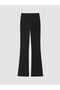 Lcw Modest Black Slim Fit Flared Women's Trousers - 3