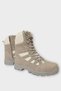 Men's Zippered Lace-Up Durable Sturdy Long Boots Cream - 3