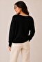 V-Neck Lace Detailed Basic Knitwear Sweater - 4