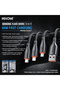66W Max 3-in-1 Multi Charging Cable 1M, PVC Thickened Wire 480Mbps Data Transfer, USB-A to Type-C L Micro USB Universal Cord - 7