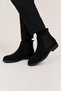 Men's Suede Chelsea Genuine Leather Boots Black - 6