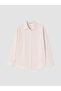 Xside Pink Striped Oversize Women's Shirt - 5