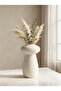 Modern Ceramic Vase with Embossed Lines