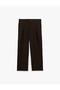 Regular Fit Pocketed Viscose Blended Pleated Fabric Trousers - 5