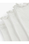 Ruffled Cotton 4-Piece Sock Set - 3