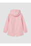 Pink Hooded Girl's Raincoat - 2