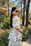 Black Flounce Layered Dress - 3