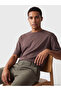 Rmz Gi̇yi̇m Farkiyla Relaxed Fit Flowy Fabric T-Shirt /04 - 3